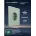 Розетка С/У с ЗК (250В, 16А, защит.шторки), Таежное утро , Systeme Infinity