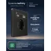 Розетка С/У с ЗК и зар.устр.USB А+С 20Вт (250В, 16А, защит.шторки), Полярная ночь , Systeme Infinity