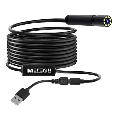 Эндоскоп-видеоскоп полужесткий microUSB 2м 33022