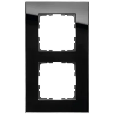 Рамка 2-постовая, стекло Black Glass