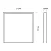 Св-к офис Gauss MiR 35W CRI90 3850lm 4000K IP54 595*595*68мм опал LED 1/1