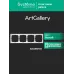 ARTGALLERY рамка 4-постовая, универсальная, белый
