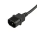 Блок розеток PDU горизонтальный 1U 9 розеток СЕЕ 7/4 Schuko 10A шнур 2м вилка C14 черный