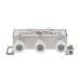 Делитель ТВ х 4 + 5шт. F BOX 5-1000 МГц Silver,