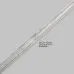 Дюралайт LED двухжильный 230В 13мм 36 LED/м ТЕПЛЫЙ БЕЛЫЙ постоянное свечение модуль 1м бухта 100м