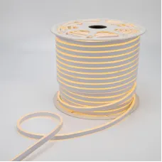 Неон гибкий LED SMD 8х16 мм, двухсторонний, теплый белый, 120 LED/м, 100 м