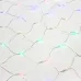 Гирлянда Сеть 1х1,5 м, прозрачный ПВХ, 96 LED мультиколор