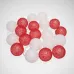 Фонарики тайские Магия 3,5 м, прозрачный ПВХ, 20 LED, теплый белый, питание 2 х АА батарейки не в комплекте