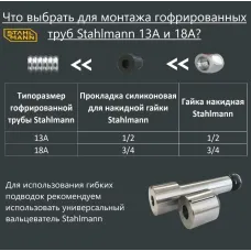 Прокладка силиконовая для гаек 1/2