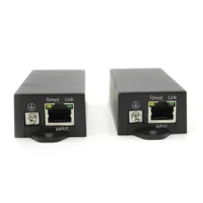 Комплект удлинитель Ethernet, до 800м/500м при 10/100Mbps, 12В DC