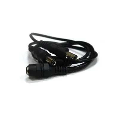 Разветвитель питания JACK гнездо 1 - JACK штекер 2 (GF-JACK1F-2M) GF-JACK1F-2M