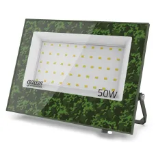 Прожектор светодиодный Gauss Elementary 50W 4500lm IP65 6500К ХАКИ 1/40