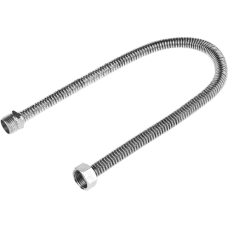 "Гибкая подводка 1/2"",1 м, Г-Ш шланг сильф SS"