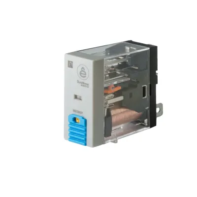 Реле 8 A 2CO 12 VDC тест кнопка LED