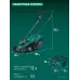 Газонокосилка аккумуляторная бесщеточная, 20 В, 350 мм, 1 АКБ LMS 4 Ач