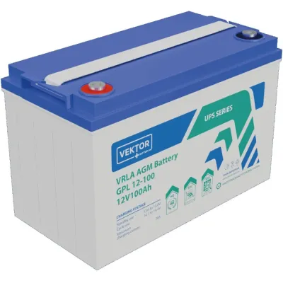 Аккумуляторная батарея VEKTOR BATTERY GPL 12-100