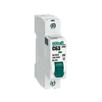 Выключатель автоматический ВА-103 1Р 63А C 6кА новый