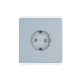 Розетка С/У с ЗК (250В, 16А, защит.шторки), Стальное небо , Systeme Infinity