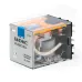 Реле миниатюрное силовое, 3CO, коммутируемый ток 16 А, AgSnO напряжение 12V DC, опция – тест-кнопка+светодиод+защитный диод