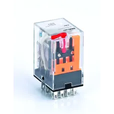 Промежуточное реле 4 контакта с LED индикацией и TEST функцией 3А 230В AC ПР-102