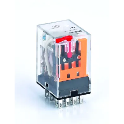Промежуточное реле 4 контакта с LED индикацией и TEST функцией 3А 230В AC ПР-102