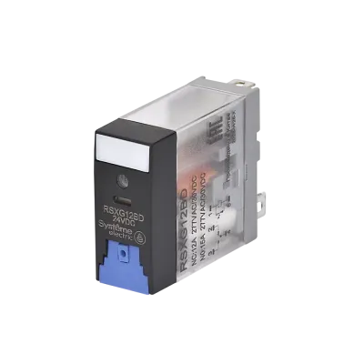 Реле промежуточное 12A 1CO 24VDC тест кнопка LED