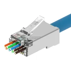 Коннектор RJ45 CAT6 (8P8C) экранированный под     диаметр проводника визоляции 1,2 мм