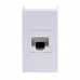 Комп.роз. RJ45 кат.5e (8P8C, Hyperline, Dual IDC 110&Krone) Viva, белая, 1мод
