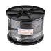 Кабель коаксиальный RG-6U, 75 Ом, CCS/Al/Al, 64%, бухта 305 м, черный OUTDOOR, REXANT