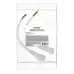 Соединительный кабель (3pin) герметичный (IP67) 3х0.5кв мм белый