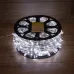 Гирлянда LED клип-лайт 12 V, прозрачный ПВХ, 150 мм, диоды белые Flashing белый