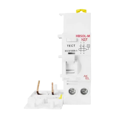 Устройство дифференциального тока УДТ-HBSOL-M-2P 63A/230VAC/100мА/Тип АC