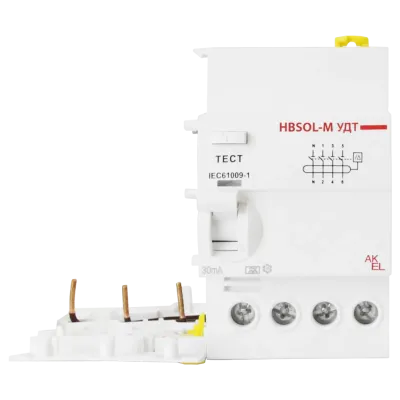 Устройство дифференциального тока УДТ-HBSOL-M-3P 25A/230VAC/30мА/Тип АC