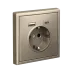 ARTGALLERY розетка 16А с 2 USB A+C, 5В/2,4А/3,0А, 2х5В/1,5А, механизм, шампань