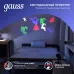 "Проектор светодиодный ""4 картинки"" Gauss серия Holiday, анимированные картинки Дед Мороз, Рождественский Олень, Подарки, Ёлка, IP44, 1/