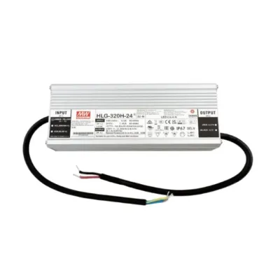 Драйвер 320Вт 24V для светодиодной ленты Meanwell HLG-320H-24 IP67 252x90x43.8 мм