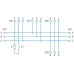 Разветвитель интерфейса RS-485 ПР-6УСР IP00