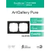 ARTGALLERY PURE 2-постовая РАМКА, ОРГАНИЧЕСКОЕ СТЕКЛО ЧЕРНЫЙ
