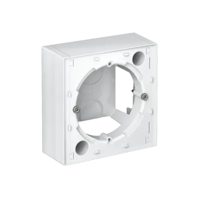 Коробка ATLASDESIGN для наружного монтажа белый