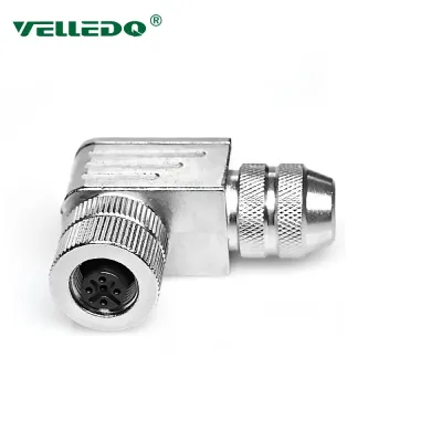 Соединитель клеммный M12P-F04S (розетка)