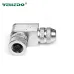 Соединитель клеммный M12P-F04S (розетка)