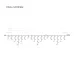 Гирлянда светодиодная Бахрома Айсикл 4,8х0,6 м 176LED RGB черный ПВХ IP65 свечение с динамикой 230 В