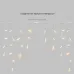 Гирлянда светодиодная Бахрома (Айсикл), 4,8х0,6м, 176 LED ТЕПЛЫЙ БЕЛЫЙ, белый ПВХ, IP65, постоянное свечение, 230В NEON-NIGHT (нужен шнур питания 303-500-1)