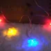Гирлянда светодиодная Звездочки 1,5 м, 10 LED, прозрачный ПВХ, свечение мультиколор, 2 х АА батарейки не в комплекте