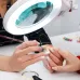 Лупа на струбцине, круглая, 5D, 72 SMD, d-152мм, белая