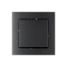 ATLASDESIGN SMART ВЫКЛЮЧАТЕЛЬ 1-клавишный с опциональной нейтралью, Zigbee, сх.1, L(N), 10А, мех., КАРБОН