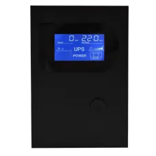 Источник бесперебойного питания Line-interactive, 1000Ва/600 Вт, 1Ф/1Ф, Tower, LCD, с  АКБ 12*9 Ач
