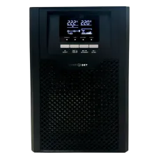Источник бесперебойного питания Online, 3000Ва/3000Вт, 1Ф/1Ф, Tower, LCD, с АКБ 7*6 Ач