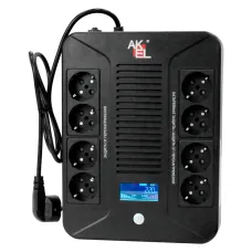 Источник бесперебойного питания Line-interactive D210-HOME, 1000 ВА/600 Вт, Tower, 1ф/1ф, с внутренней батареей 12В 9Ач