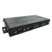 Преобразователь интерфейсов из 4RS232/RS485 в Ethernet, питание 5-36В DC